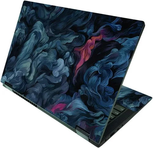 Vista 16 de MightySkins Skin compatible con Lenovo IdeaPad Flex 5 2 en 1 de 15 pulgadas (2021) - Angry Ripple Funda protectora de vinilo duradera y única