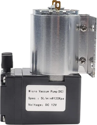 Vista 3 de bomba de vacío 12V, bomba de vacío eléctrica del compresor de aire de la succión del vacío de DC 5L/min 120kpa mini bomba de vacío