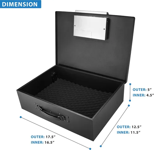 Vista 3 de Barska Caja de seguridad portátil digital