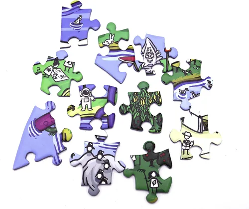 Vista 4 de The Happy Isles • Rompecabezas de 1000 piezas de The Magic Puzzle Company • Serie Uno