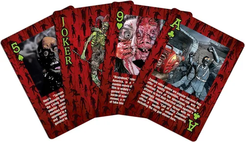 Vista 3 de Paradise Cay Publications, Inc. Cartas de juego - Baraja estándar de 52 cartas (Una historia de zombis)