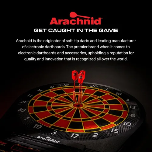 Vista 7 de Arachnid Cricket Pro Tournament-Quality Dartboard with 35 Games and 318 Variations (6 Cricket Games)