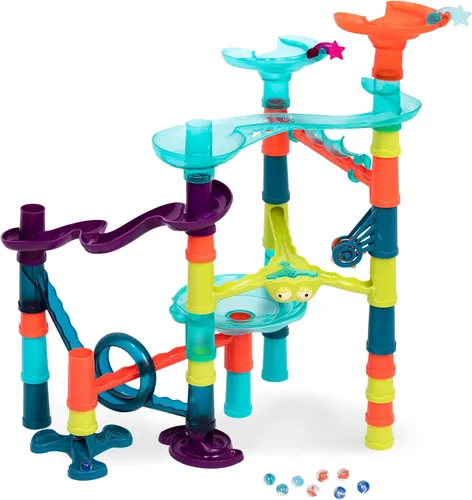 B. toys Marble-Palooza Marble Run, juego grande de 38 piezas STEM Tracks