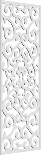 Vista 93 de 9 3/8 pulgadas de ancho x 24 3/8 pulgadas de alto x 1/4 pulgadas de alto, paneles de pared de madera con calado, cereza