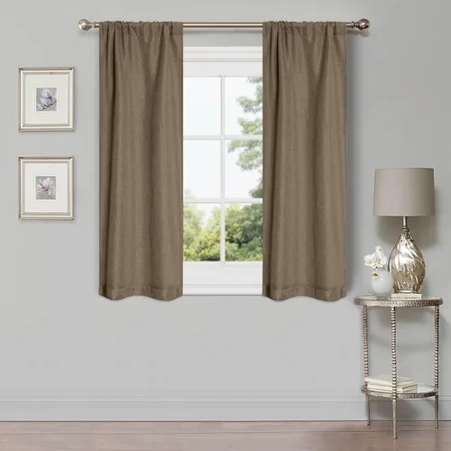 Vista 38 de Superior Cortinas opacas, oscurecimiento de habitación, dormitorio, cortinas, cocina, detalles de ventana de sala de estar, bloqueo solar, térmico