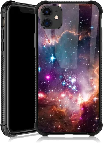 Vista 28 de ZHEGAILIAN Funda compatible con iPhone 11, funda protectora antideslizante de poliuretano termoplástico suave con cuatro esquinas reforzadas a