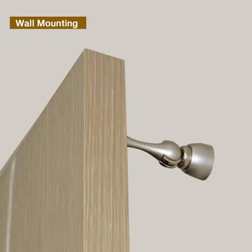 Vista 2 de Tope de puerta magnético, cierre magnético para puerta, soporte de puerta, topes de puerta, montaje en pared, montaje en piso, prevención de golpes