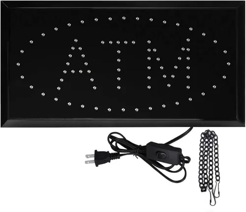 Vista 7 de Letrero LED para cajero automático para negocios, pantalla LED, 19 pulgadas