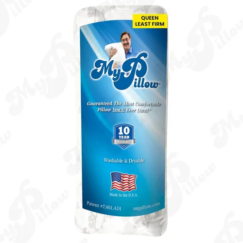 Vista 4 de Almohadas MyPillow para dormir tamaño Queen, con refuerzo para dormir de espalda, boca abajo o de lado - My Pillow almohada premium
