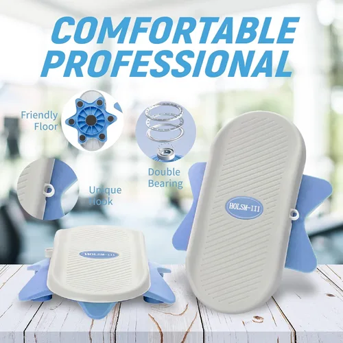 Vista 4 de Tabla giratoria de abdominales, tabla de ejercicios Twister, ejercicio de disco de torsión de cintura, ejercicio de tabla de abdominales