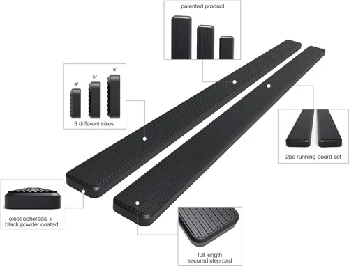 Vista 5 de iBoard estribos, Negro