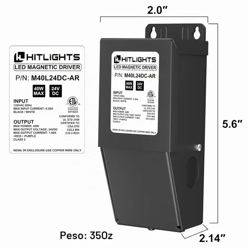 Vista 4 de Controlador de luces LED regulables, transformador 110 V CA-12 V / 24 V CC, alimentación de baja tensión, compatible con Lutron y Leviton, cocinas