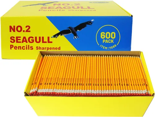 Vista 8 de Lápices con punta n.º 2 144/box, 12 cajas de 12 lápices con goma de borrar mejorados 1