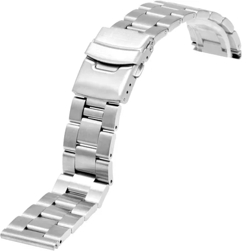 Vista 4 de Juntan Correa de reloj compatible con Samsung Galaxy Watch de 1.811 in Galaxy Watch 3 de 1.772 in Gear S3 Frontier Classic de acero inoxidable