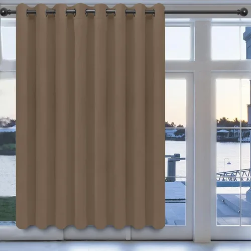 Vista 400 de Easy-Going - Cortinas opacas para dormitorio, aislamiento térmico sólido con ojales, cortinas de ventana para reducción de ruido, cortinas