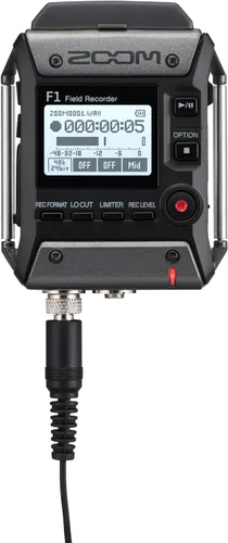 Vista 2 de Zoom F1-LP Lavalier Body-Pack Recorder, Audio para Grabadora de Video, Grabaciones a Tarjeta SD, Funciona con Batería, Incluye Micrófono Lavalier