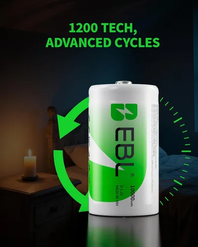 Vista 4 de EBL 4c 4d Baterías con cargador