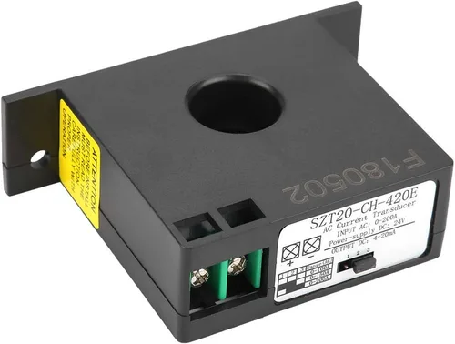 Transmisor de corriente, SZT20-420E Transductor de corriente Transmisor Transformador Sensor Convertidor de corriente CA 0-200A