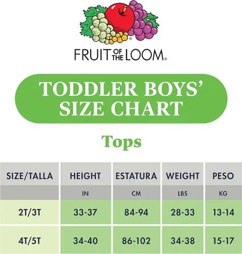 Vista 3 de Fruit of the Loom Boys 5pk White Crew