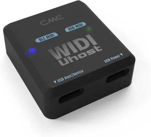 Vista 12 de CME WIDI Bud Pro - Interfaz MIDI Bluetooth para iOS, macOS, Windows, Android, ChromeOS, Linux - Conecta, empareja y reproduce - Sin controladores