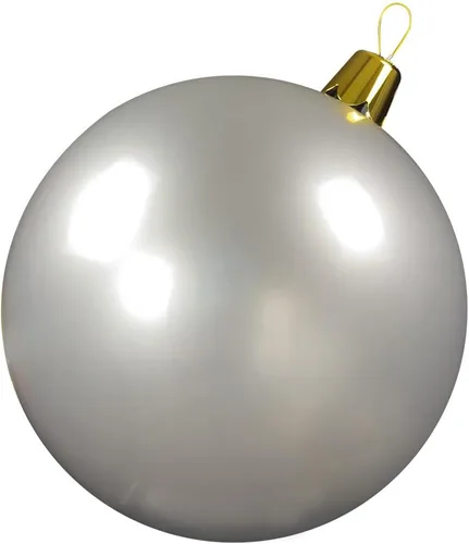 Vista 64 de Adornos inflables de Navidad – Bolas de Navidad de gran tamaño de 8", 17", 27" para patio exterior, césped, árbol - Decoración navideña para Rosa