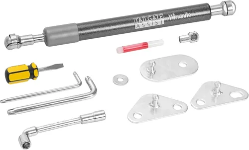 Vista 8 de Winunite Compatible con F150 2015-2025 Asistente de Compuerta Trasera – Material de Acero Inoxidable, Descenso Controlado Silencioso, No Más