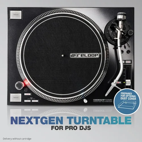 Vista 4 de Reloop Tocadiscos de alto par de accionamiento directo RP-7000 MK2