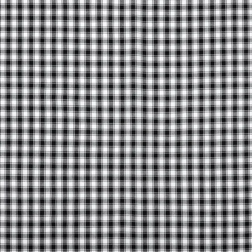 Vista 4 de Cackleberry Home Black and White French Check Fabric Tablecloth Woven Cotton, 52 x 70 Rectangular