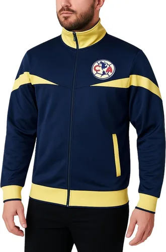 Icon Sports Chaqueta deportiva de fútbol con licencia oficial de Club America, unisex para adultos