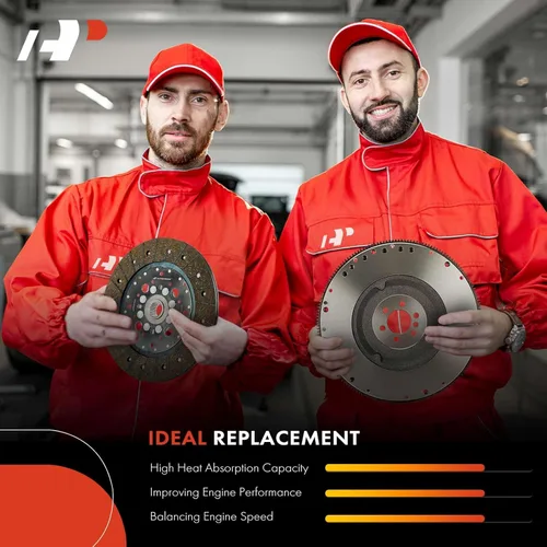 Vista 6 de A-Premium Volante de embrague compatible con Suzuki Samurai 1985-1995, Sidekick 1989, SJ413 1985, 1.3L, transmisión manual, 6 agujeros para pernos