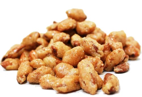 Vista 4 de It's Delish - Cacahuetes cubiertos de caramelo con sabor a canela, 3 libras de nueces a granel Snacks de maní crujientes y dulces recubiertos