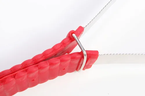 Vista 8 de Rascador de cepillo de caballo de acero inoxidable para perros (dos bucles)