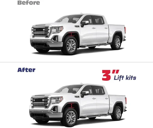 Vista 6 de KSP Kits de elevación de nivelación de 3 pulgadas para Ram 1500 2009-2026, espaciadores de puntal delantero forjado de 3" que elevan 3 pulgadas