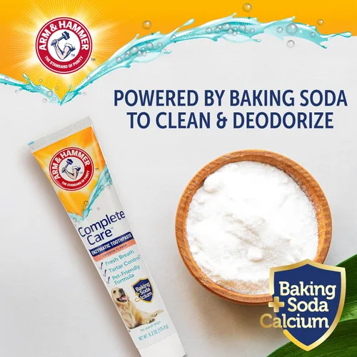 Vista 7 de Arm & Hammer Complete Care Pasta dental enzimática para perros, sabor a pollo, pasta dental enzimática para perros, bicarbonato de sodio + fórmula