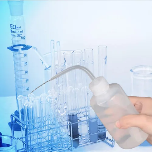 Vista 6 de Botella de presión de plástico de 500 ml, 2 piezas - Botella de enjuague y lavado de seguridad, regadera, botella de lavado para tatuajes