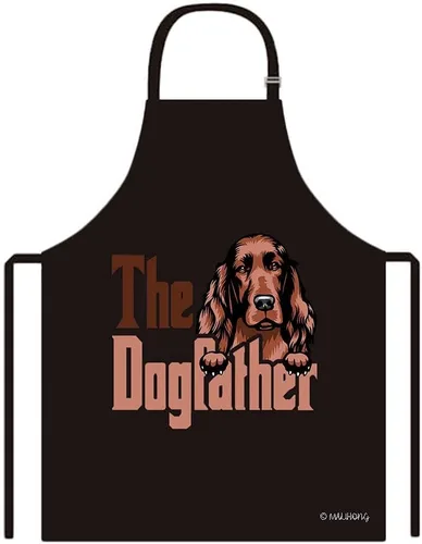 Vista 11 de Delantal con divertido delantal de perro Golden Retriever para cachorros, Golden Retriever-2