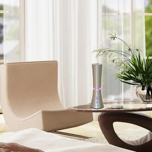 Vista 6 de Carepeutic Nebulizador de aroma para terapia de aceites esenciales, no requiere calor, sin agua, plata