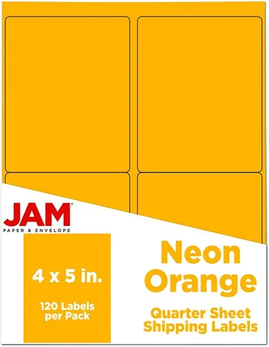 Vista 102 de Etiquetas de dirección de envío JAM PAPER - Grandes - 3 1/3 x 4 - Azul - 120/Paquete