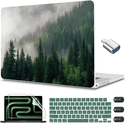 Vista 32 de CISSOOK Funda para MacBook Pro de 14 pulgadas 2025-2021 Release M5 A3434 M4 A3401 A3112 A3185 M3 A2918 A2992 M2 A2779 M1 A2442, carcasa rígida