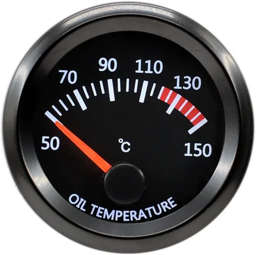 Vista 10 de ESUPPORT - Kit de medidor de temperatura de gas de escape con indicador de 52 mm para coche, luz LED blanca, pantalla Dail, indicador de temperatura