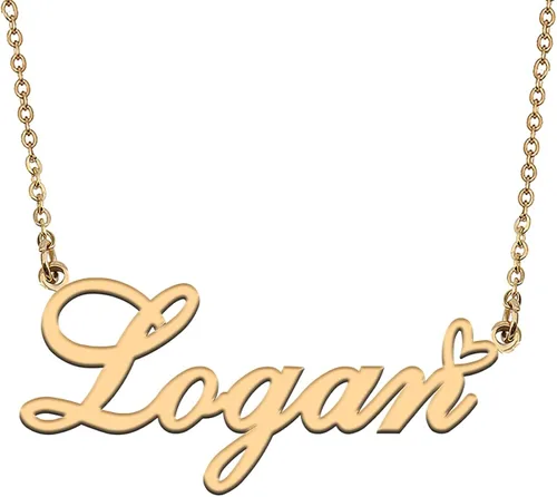 HUAN XUN Collares personalizados con dije de inicial para mujeres y niñas en oro y plata, Acero inoxidable, Acero inoxidable