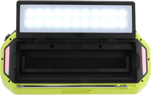 Vista 7 de Altec Lansing StormChaser Rechargeable Emergency Radio, Portable Bluetooth Speaker with NOAA AM FM for Weather Alerts, Solar Powered Survival