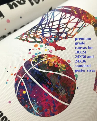 Vista 9 de Dignovel Studios 13X19 Unframed Headset with Sound Wave Headphone Game Room Watercolor Art Print Poster Archival Fine Nursery Home Decor Wall