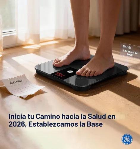 Vista 2 de GE Báscula de baño para peso corporal, báscula digital de peso de 500 libras, dispositivo de medición resistente para personas, pesadora precisa
