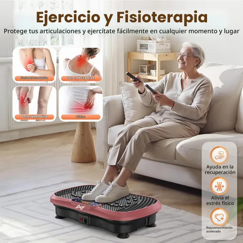 Vista 8 de AXV Vibration Plate Exercise Machine Fitness Platform Body Vibrating Board