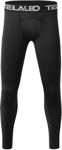 TELALEO Youth Football Pants Boys Compression Leggings Tights Base Layer