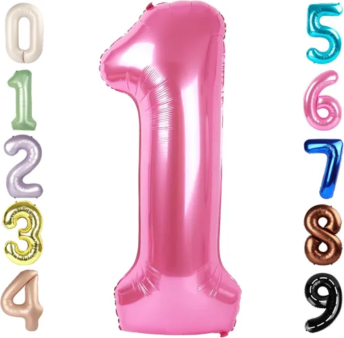 Vista 162 de Globos del números 0 de 40 pulgadas para formar los números 10, 20, 30, 40, 50, 60, 70, 80, 90, 100, para decoración de cumpleaños, bodas, eventos