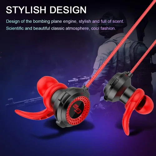 Vista 4 de Bluelans Auriculares para videojuegos con cable con micrófono auriculares intraurales para juegos para PS5S PS4 Xboxs Nintendos Switch Playstations