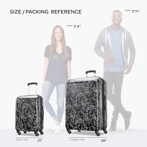 Vista 2 de AMERICAN TOURISTER Disney - Equipaje rígido con spinners Mickey Mouse Scribbler Multiface Equipaje duro con spinners de Disney