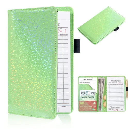 Vista 15 de ACdream - Libretas de servicio para camarera, libreta de anotación de comensales, lindo organizador de piel y cartera, para presentar la cuenta